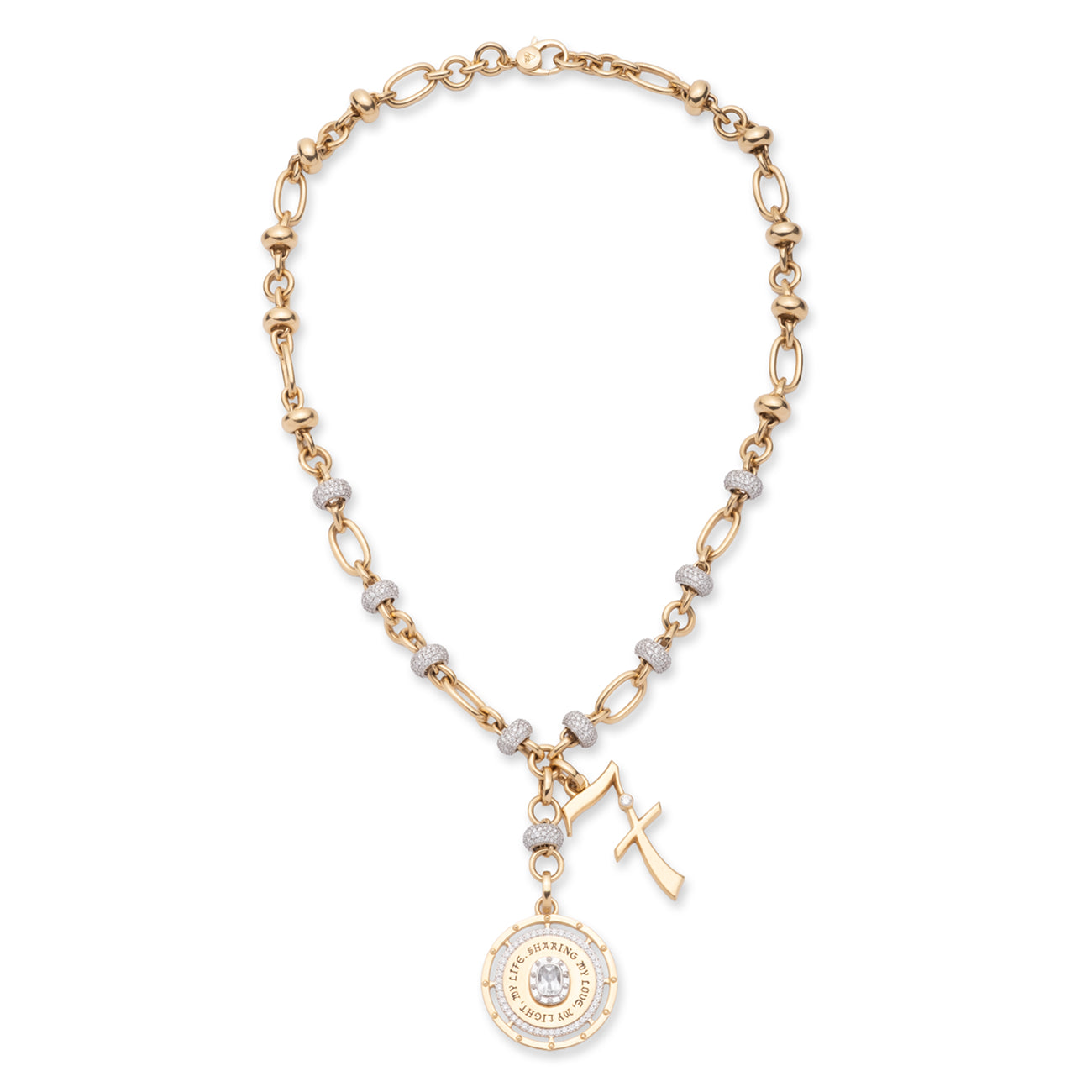 Commitment and Number Orbit Extension Story : in Yellow Gold with Diamonds