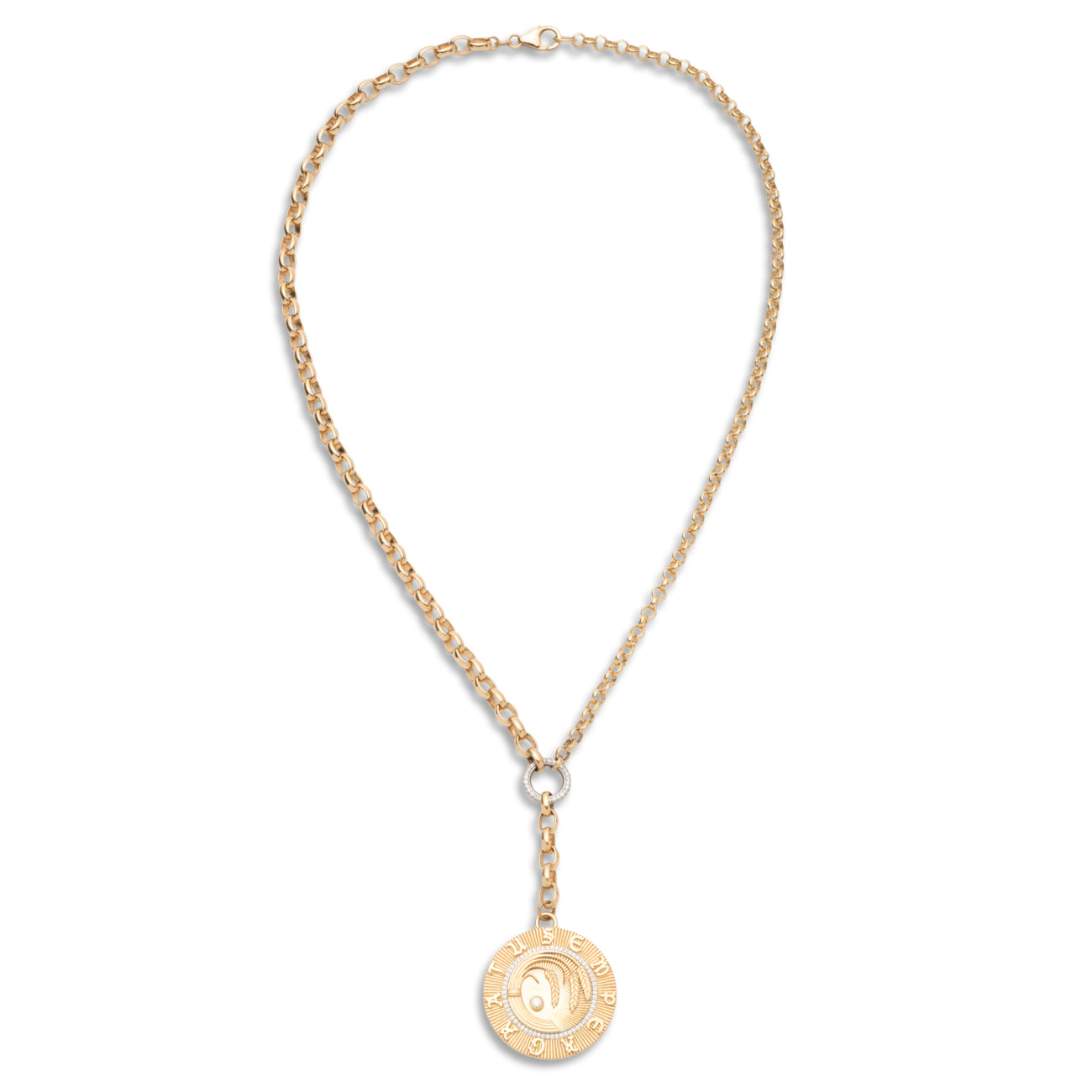 Infinite Gratitude Braided Wheat Heavy Mixed Belcher Extension Necklace : in Yellow Gold with Diamonds