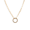 Classic Fob Clip Open Chain : in Yellow Gold with Braided Wheat Large Annex Link